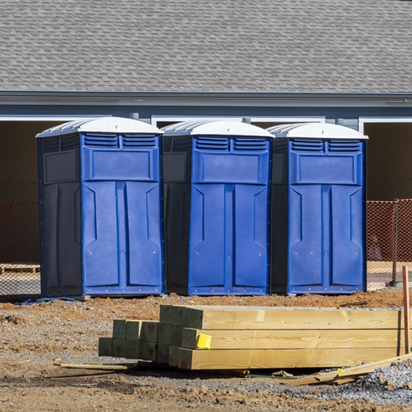 what is the maximum capacity for a single porta potty in Brooklyn